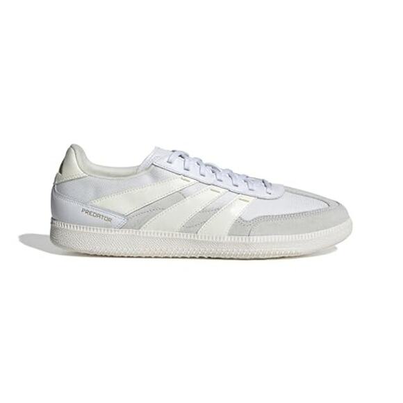 NWT adidas Unisex Predator Freestyle Indoor Sneaker White Gold 9 Men 10 Women - Picture 2 of 4